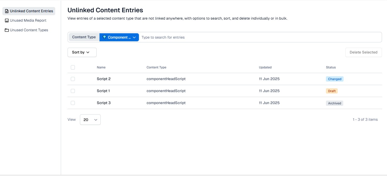 Content Auditor Screenshot