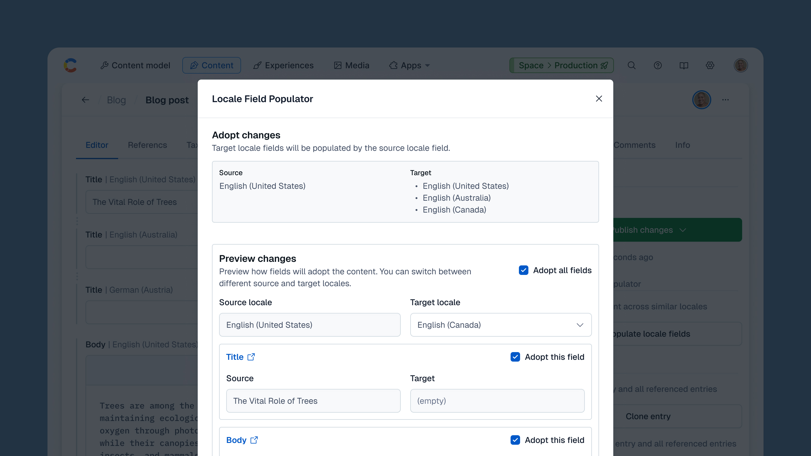 Locale Field Populator screenshot 2