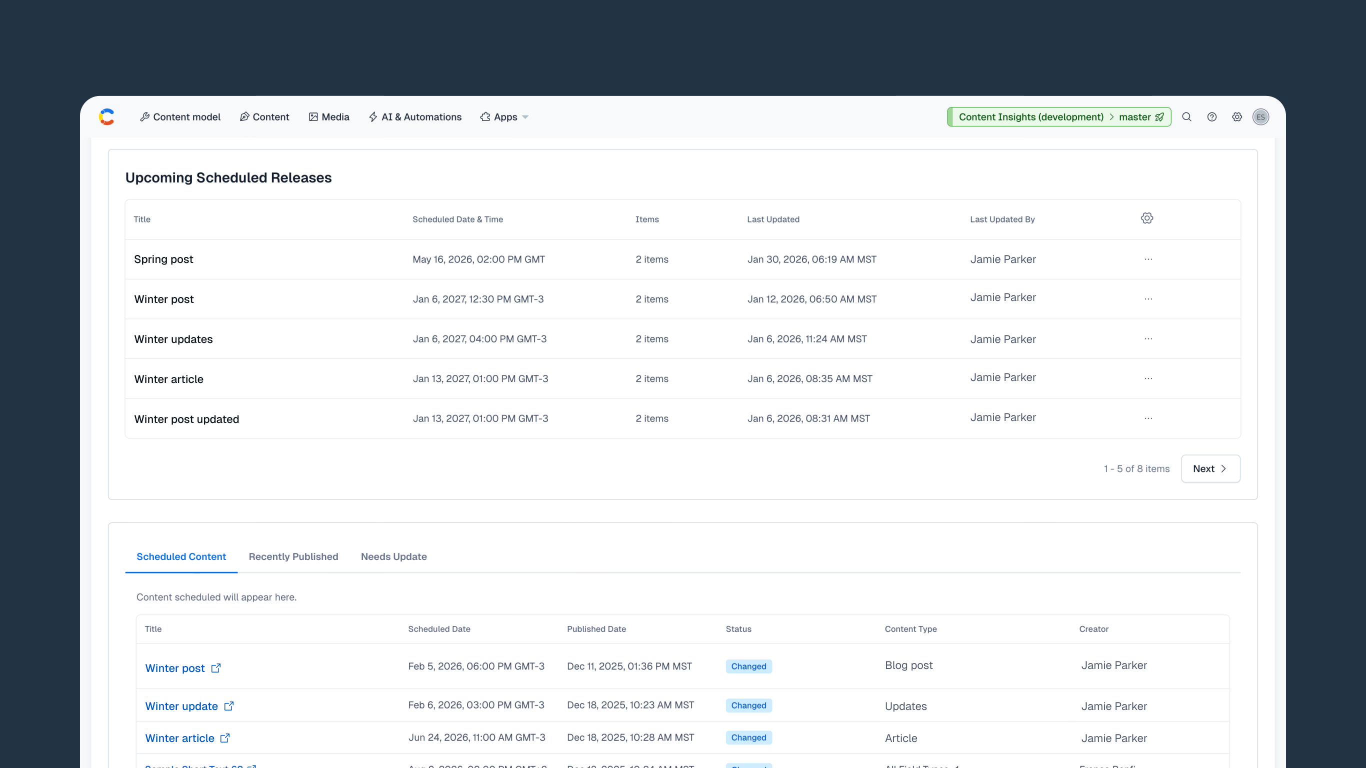 Content Insight Screenshot 2