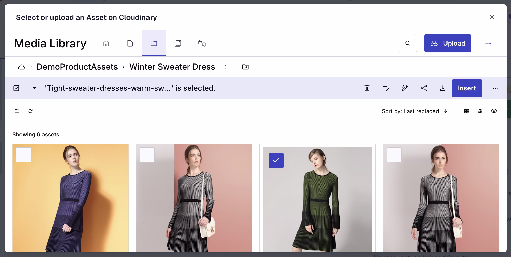 Cloudinary - Contentful asset