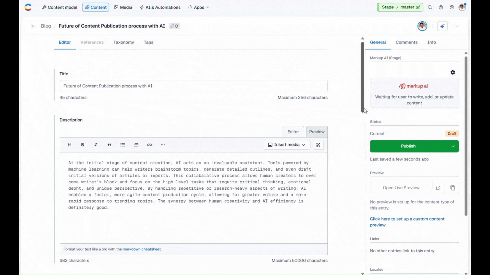 Markup AI App Gif