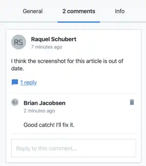 Contentful comments: Collaboration where you need it 