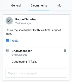 Contentful comments: Collaboration where you need it 
