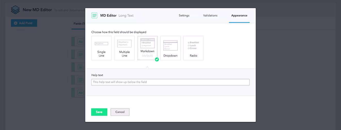 New MD Editor Enable