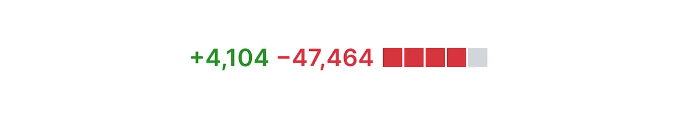 Notion's final PR diffs removing old code
