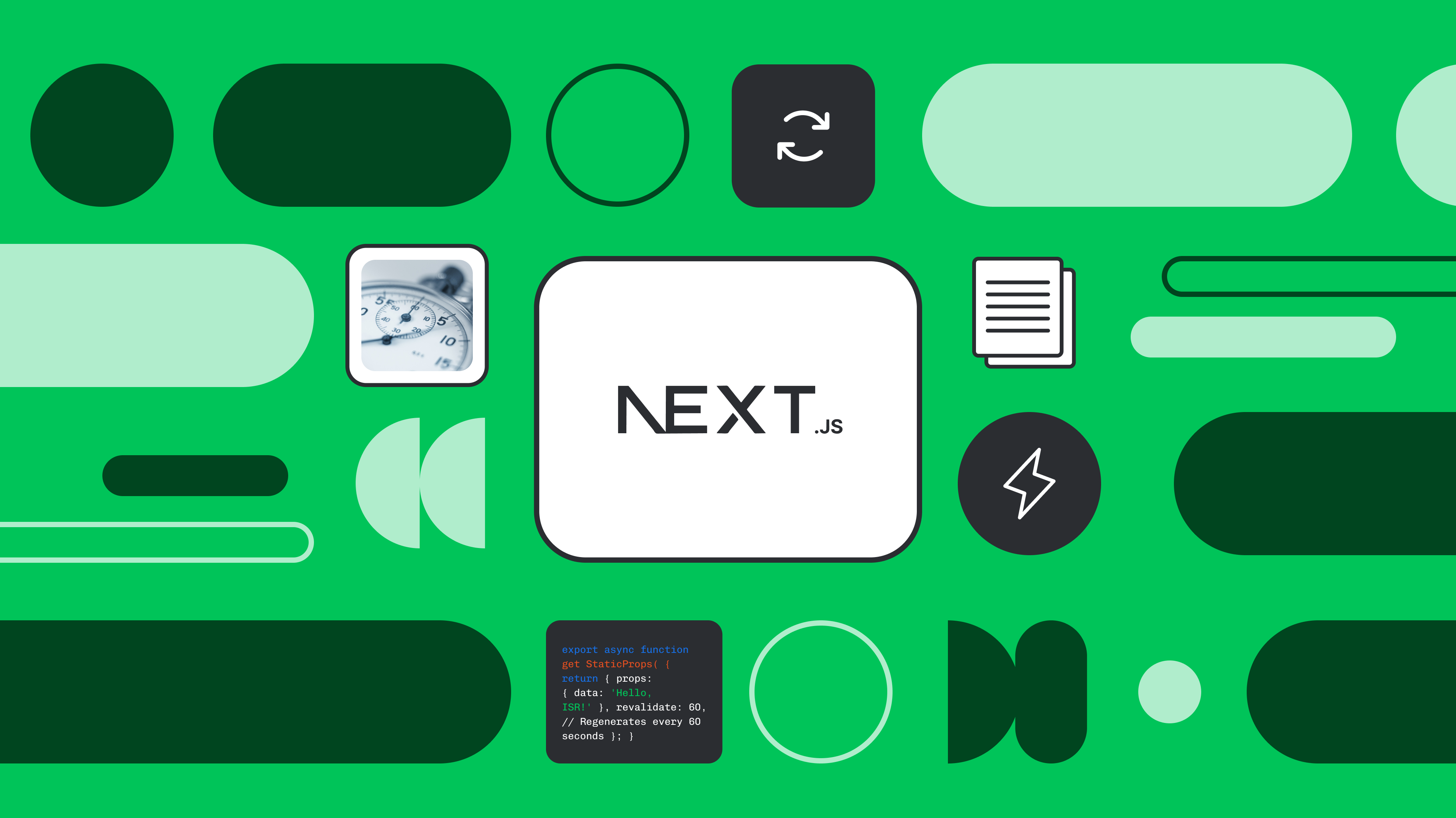 Learn what Next.js ISR (Incremental Static Regeneration) is, how to implement it using both time-based and immediate revalidation, and its best practices.

