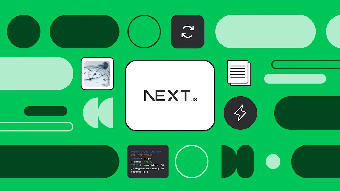 Learn what Next.js ISR (Incremental Static Regeneration) is, how to implement it using both time-based and immediate revalidation, and its best practices.

