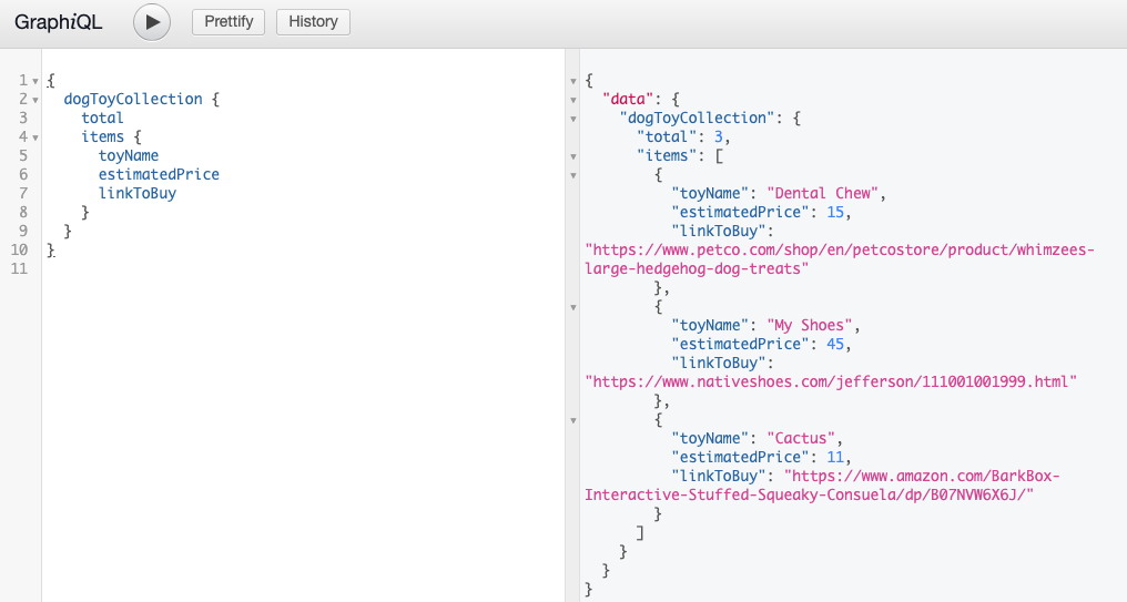 How to query multiple content entries in GraphiQL and Contentful
