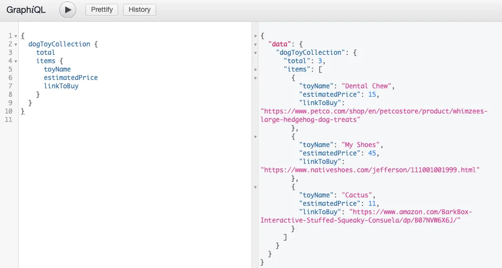 How to query multiple content entries in GraphiQL and Contentful