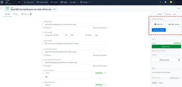 Medium Uploader  