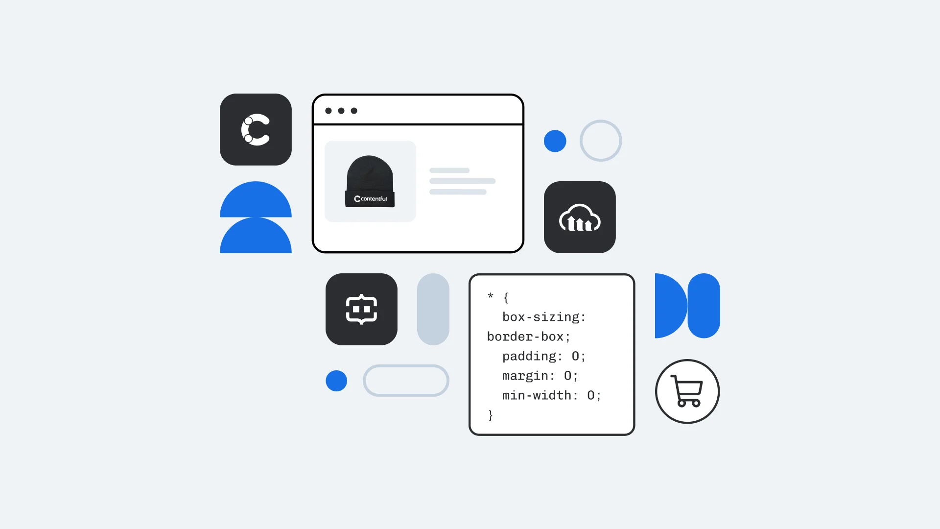 In this tutorial we'll integrate Commerce Layer, Cloudinary and Contentful to build a complete ecommerce experience for a product with several color variants.