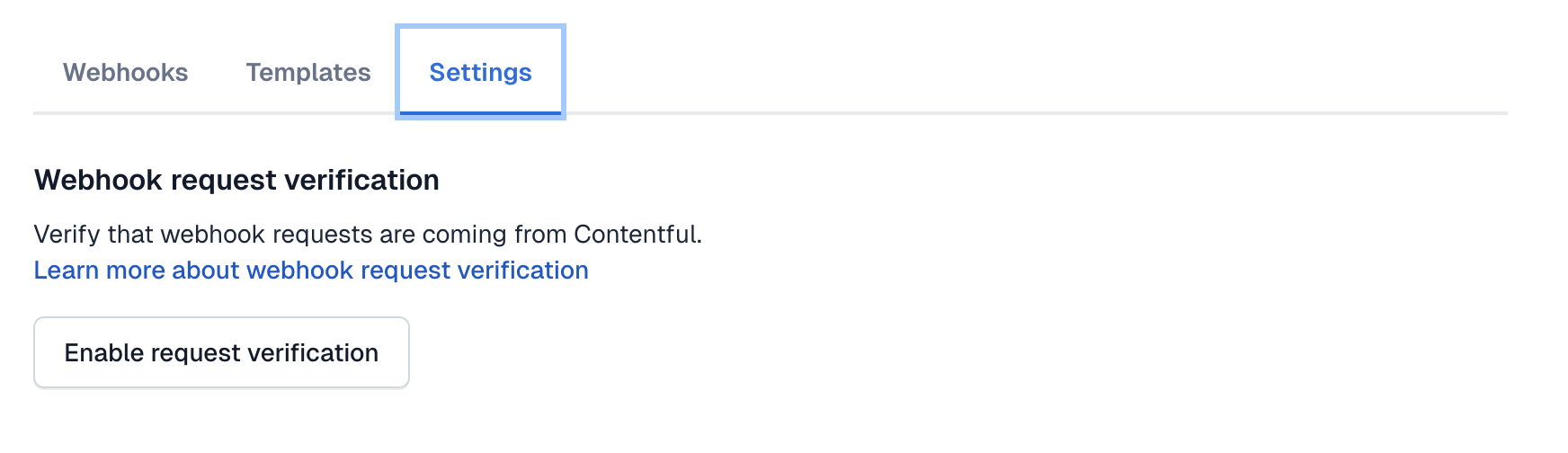 Webhook request verification B