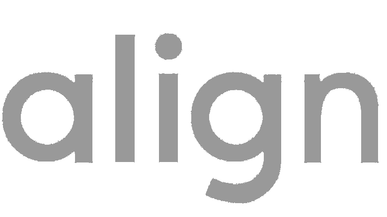 Align logo gray