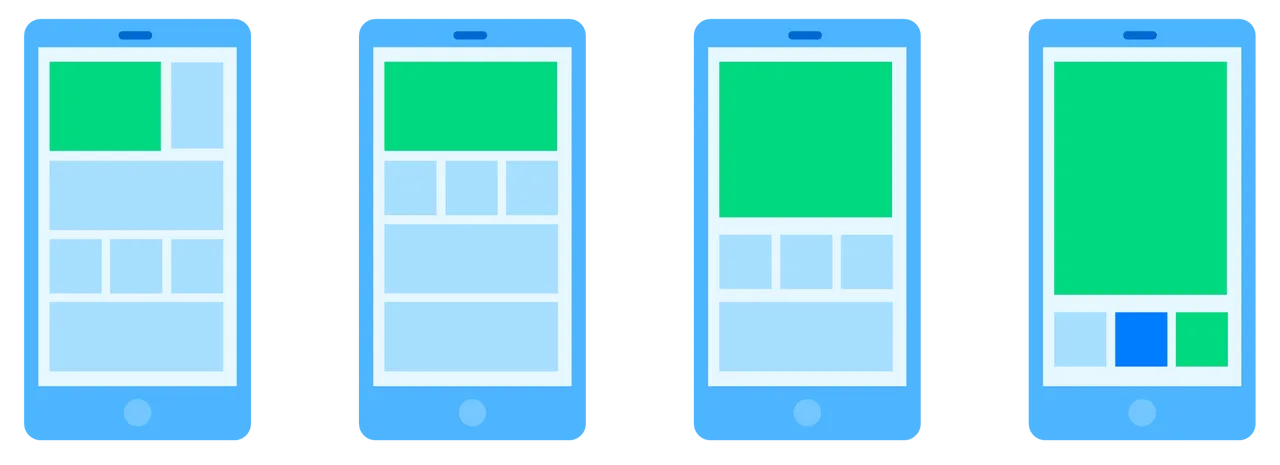 BlogIcon Iterations - evolving concept - app apps