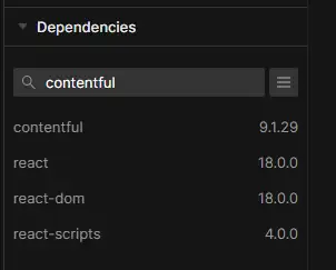 Dependencies