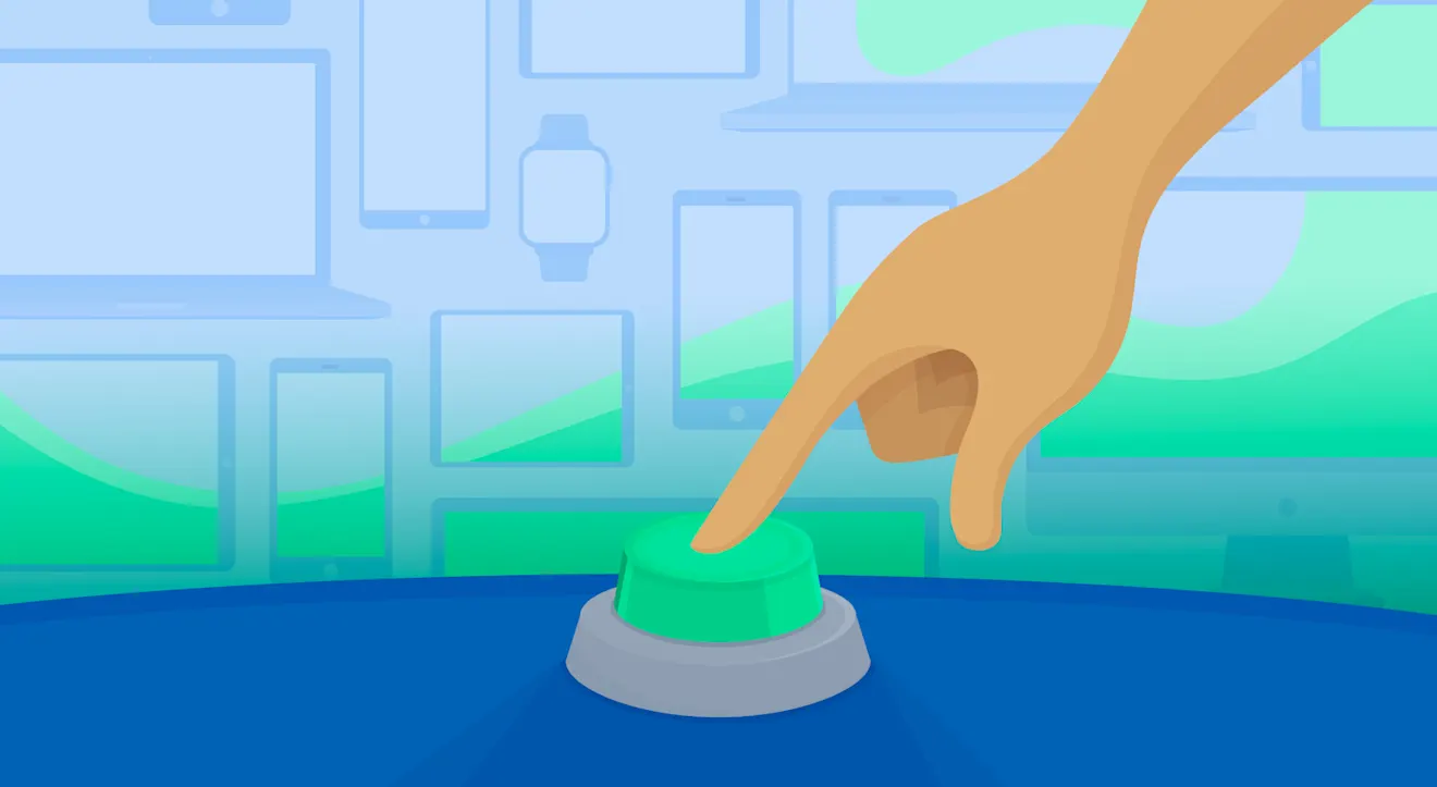 Change content across platforms with one button push