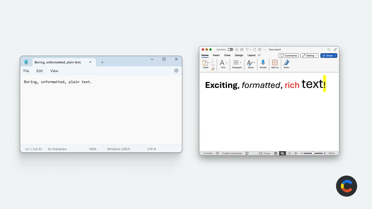 What is a rich text editor?