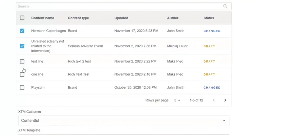 Send one item for translation — or multiple items in batch