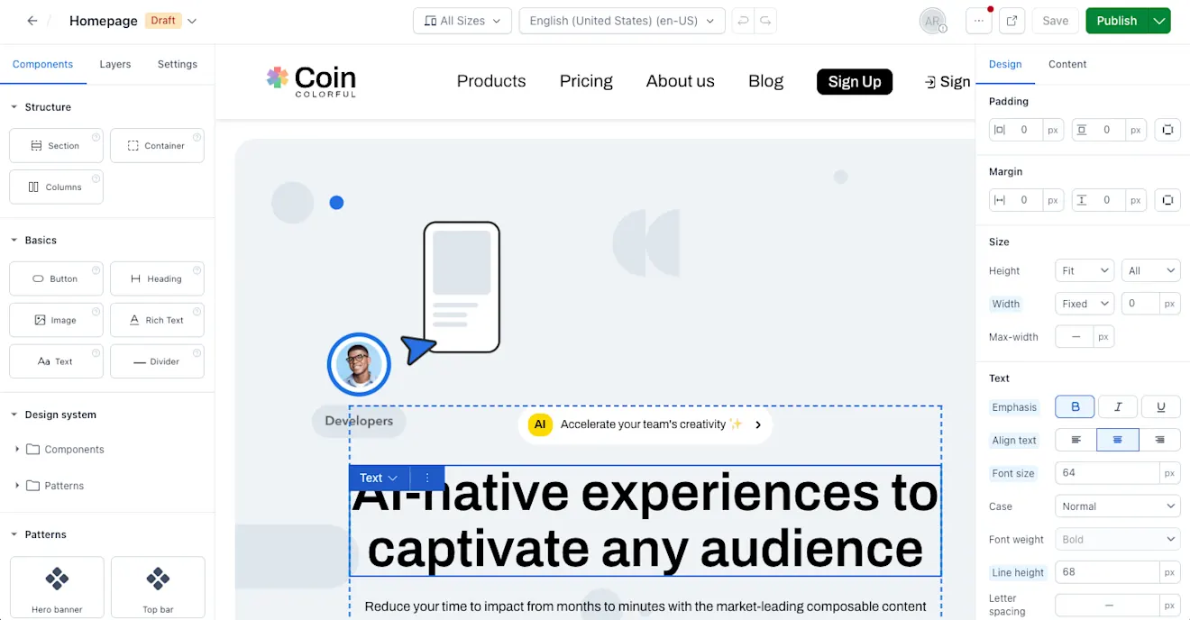 For content managers: Strategic content management with Contentful Studio