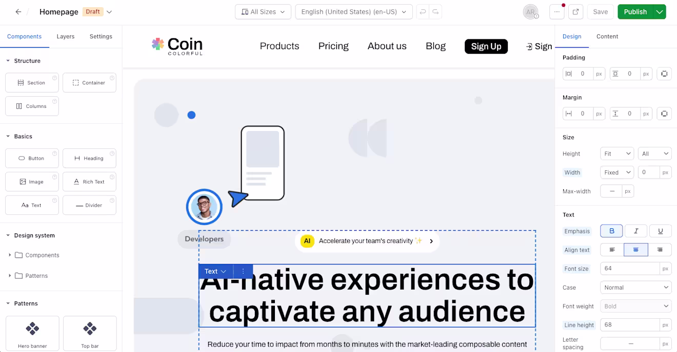 For content managers: Strategic content management with Contentful Studio