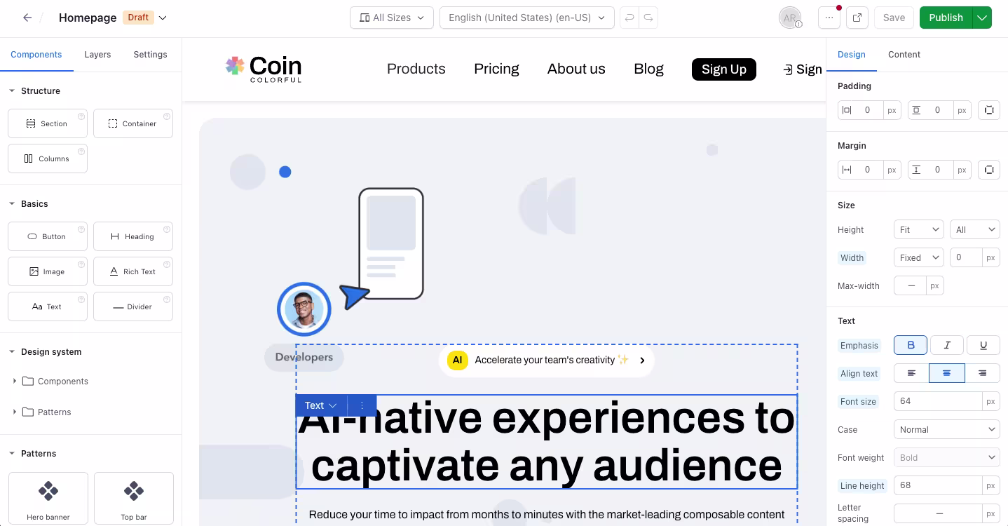 For content managers: Strategic content management with Contentful Studio