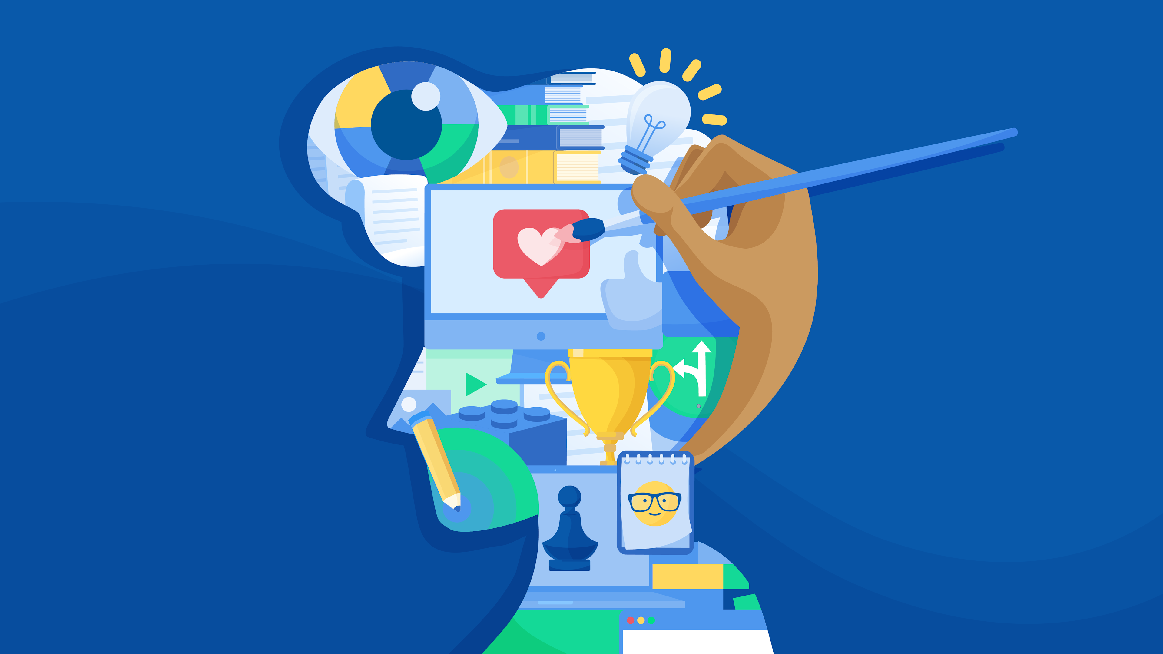 Visual brand strategy: Brains love custom illustrations (and hate stock photos)