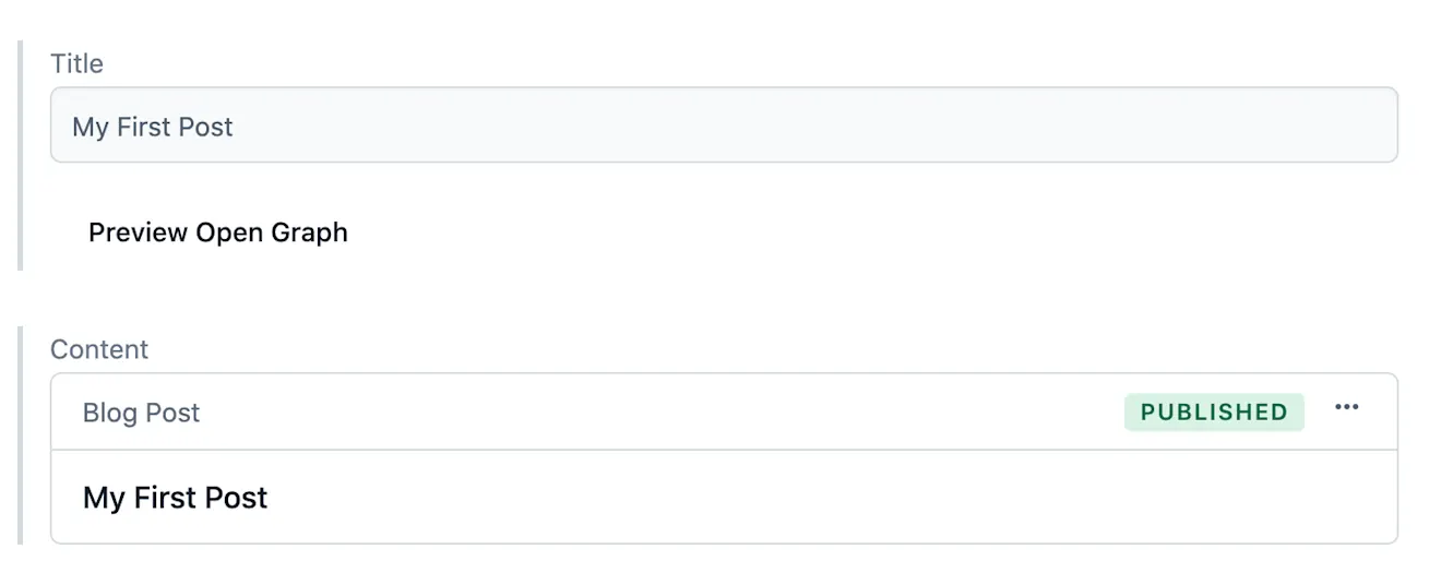 Open Graph title preview