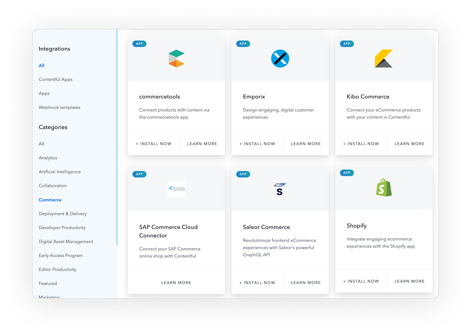 Ecommerce - Features Marketplace 