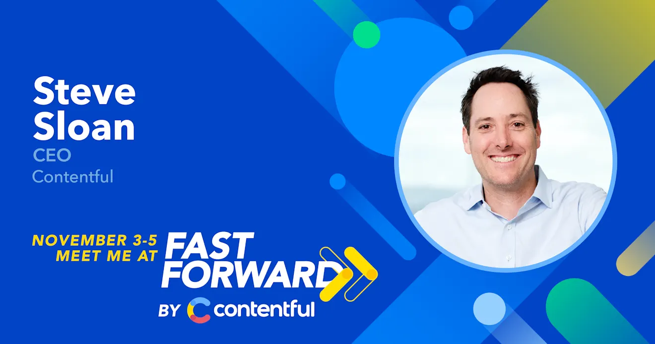 Steve Sloan - Fast Forward speaker card