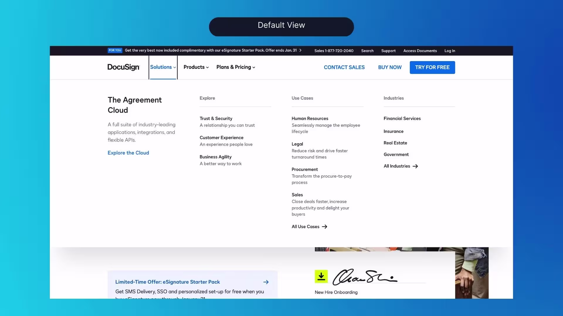 Badge Personalization Example (Docusign) - Before
