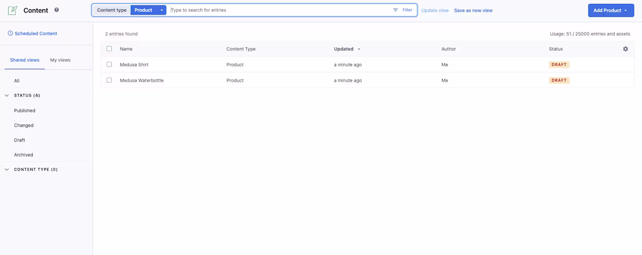 Content page