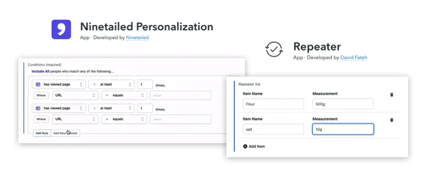 New apps in our marketplace