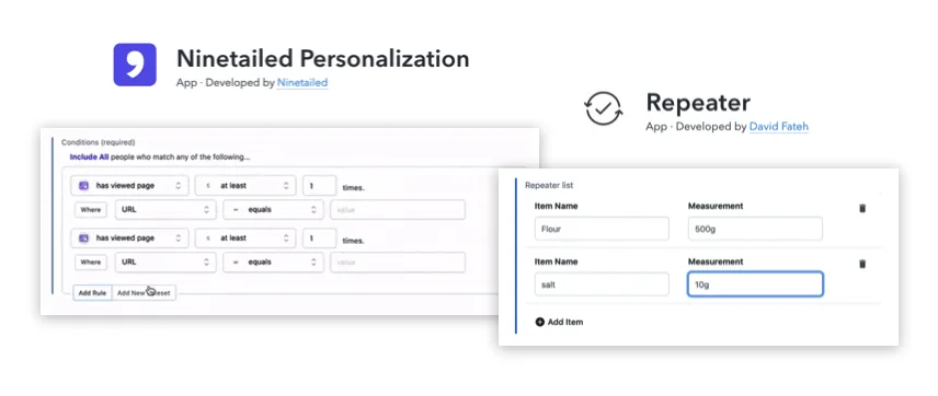 New apps in our marketplace