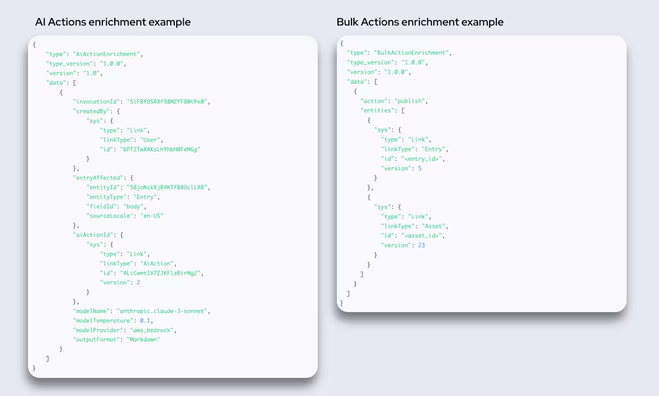 AI Actions and Bulk Operations in the Audit Trail