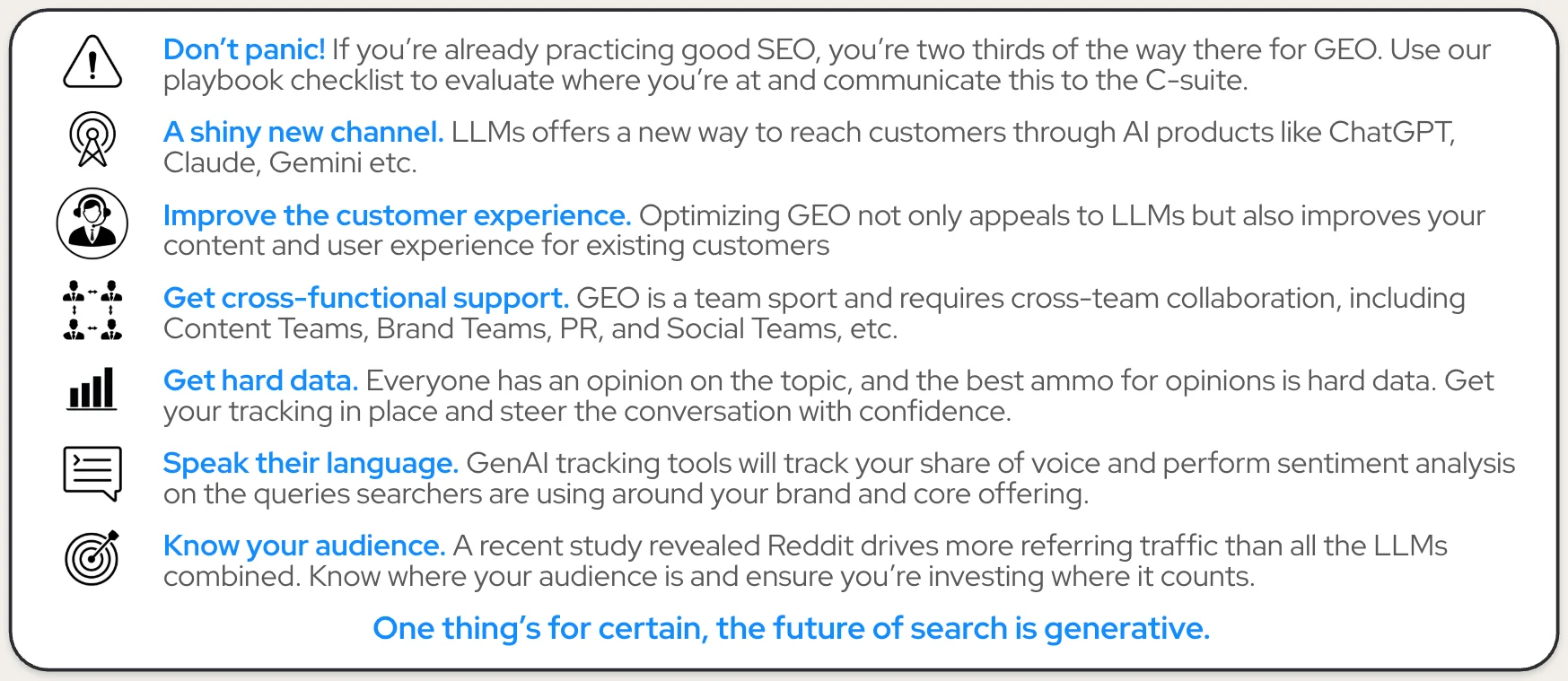 How to talk to the C-suite about GEO