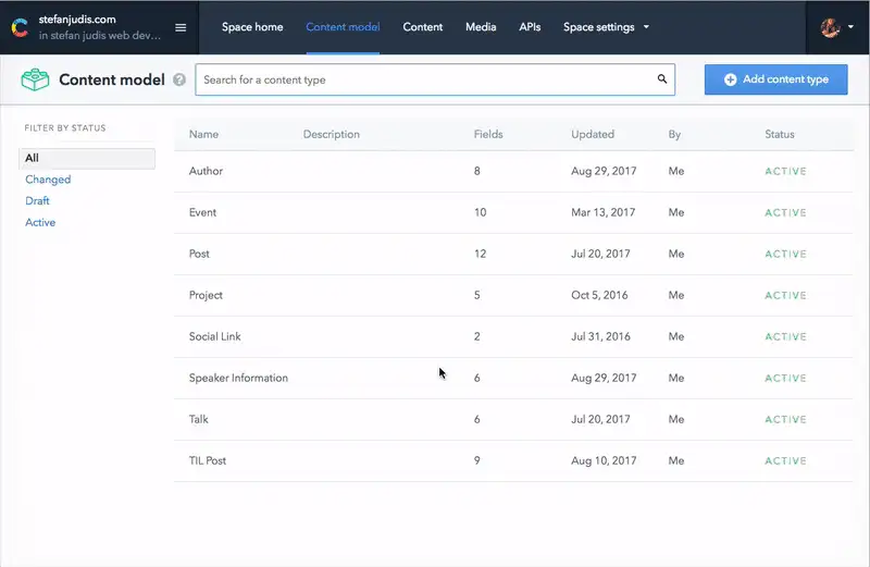 Example of the country select