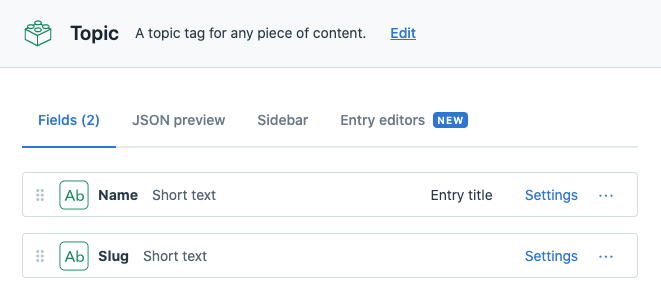 Contentul tagging function