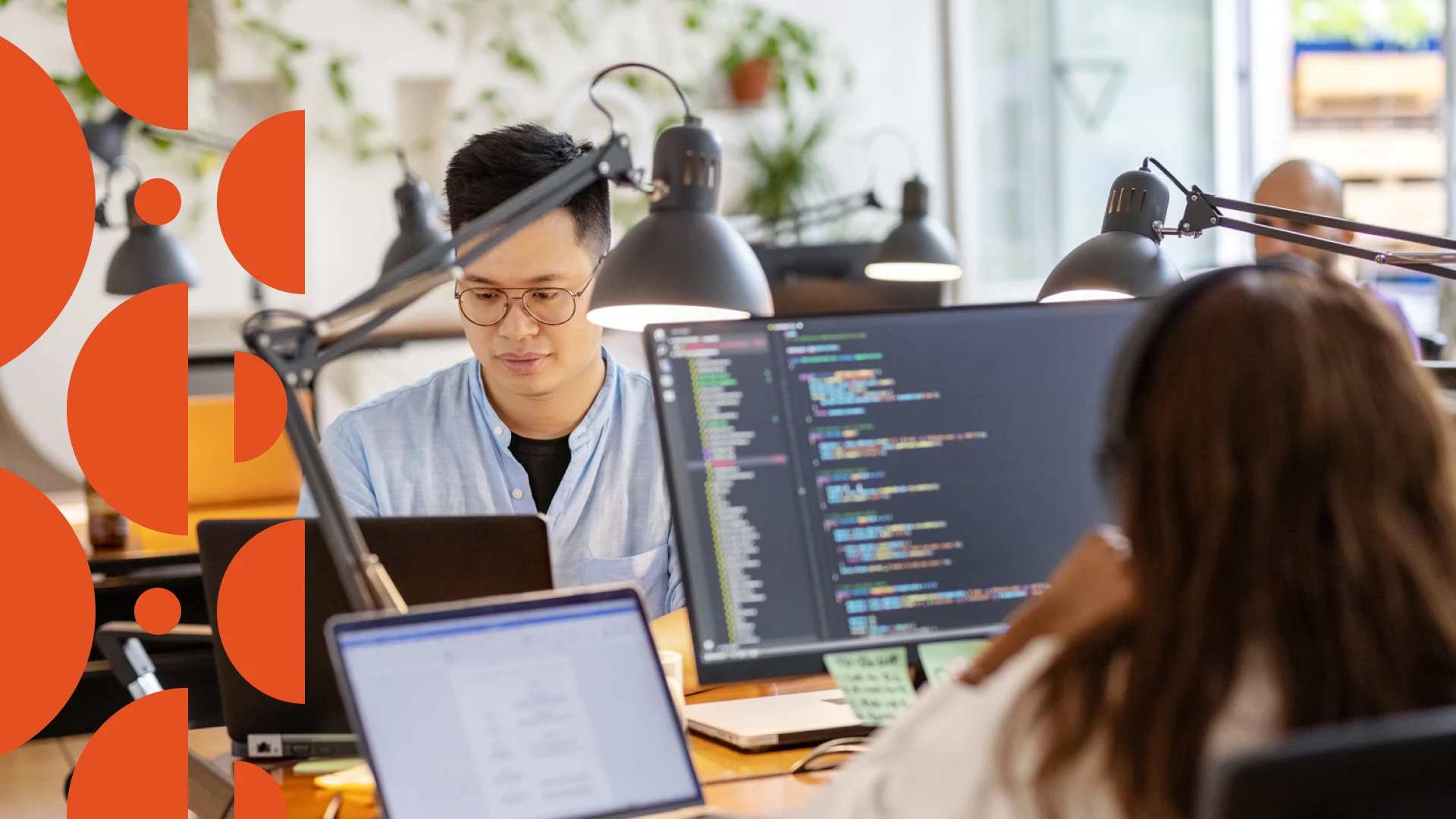 software developers at work