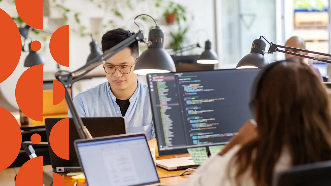 software developers at work