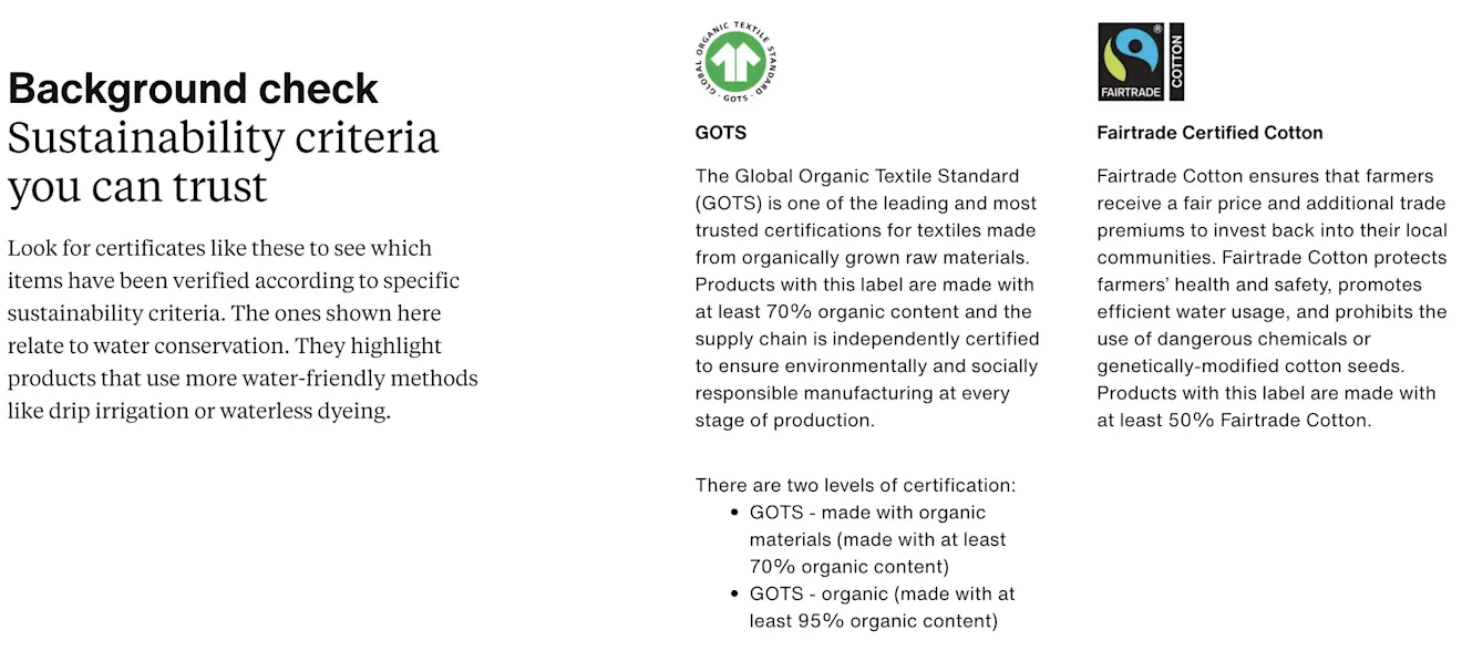 The Sustainability Certificate module