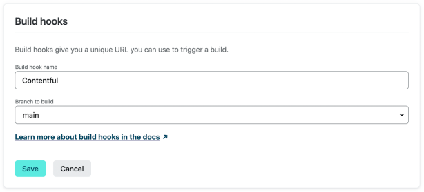 Build hooks