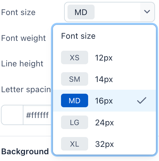 defining design tokens B
