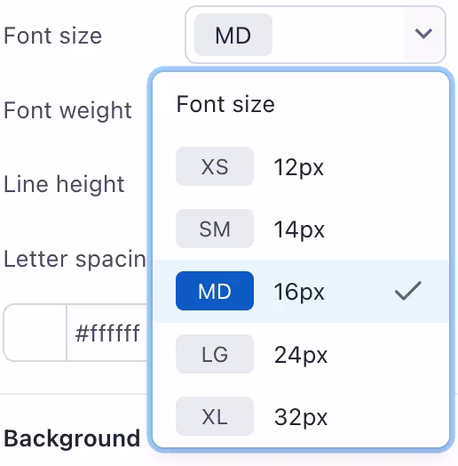 defining design tokens B