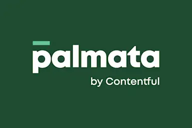 Dark green Palmata by Contentful logo