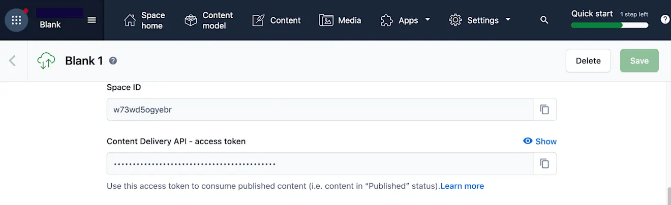 Contentful API