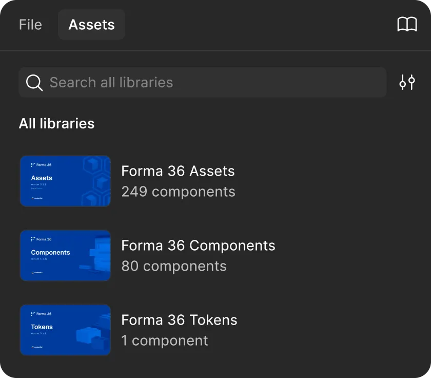 Forma36 libraries screenshot