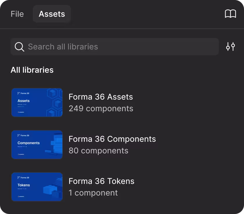 Forma36 libraries screenshot