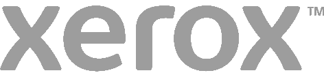 Xerox logo gray