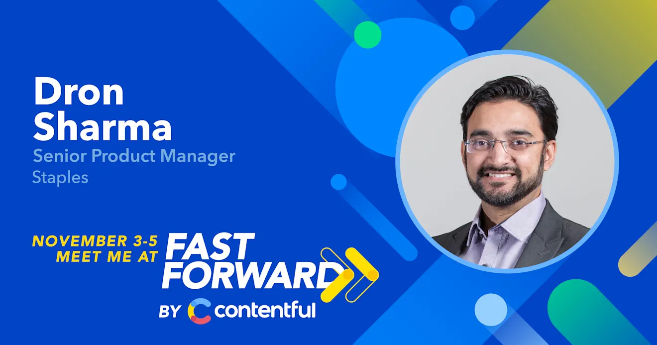 Dron Sharma - Fast Forward speaker card