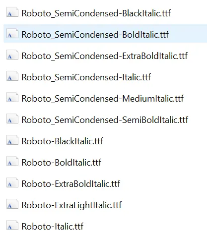 Variable fonts vs. static fonts